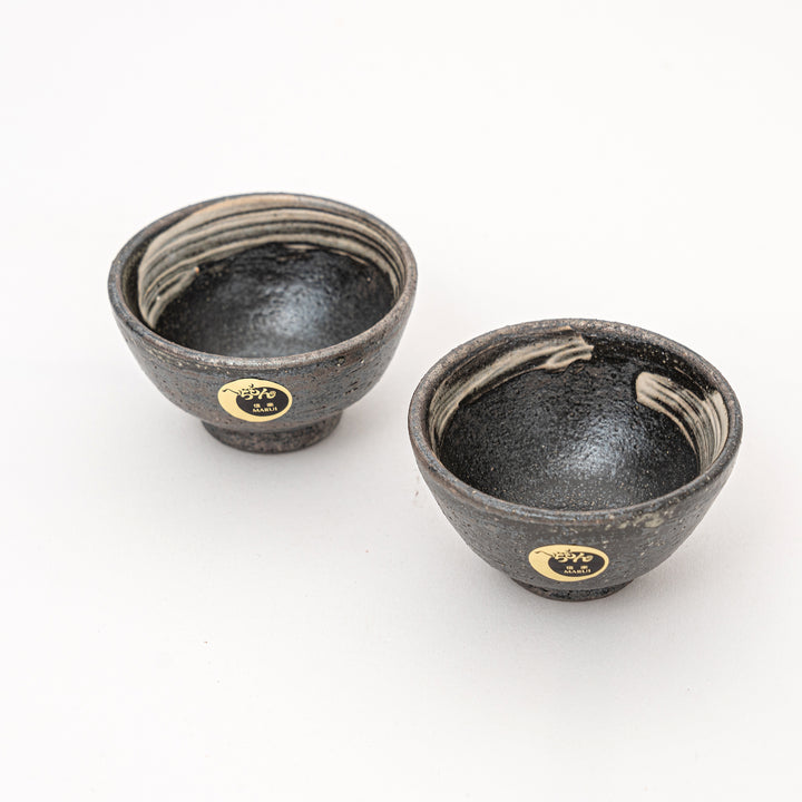 Handmade Black Kiln Change Sake Cup