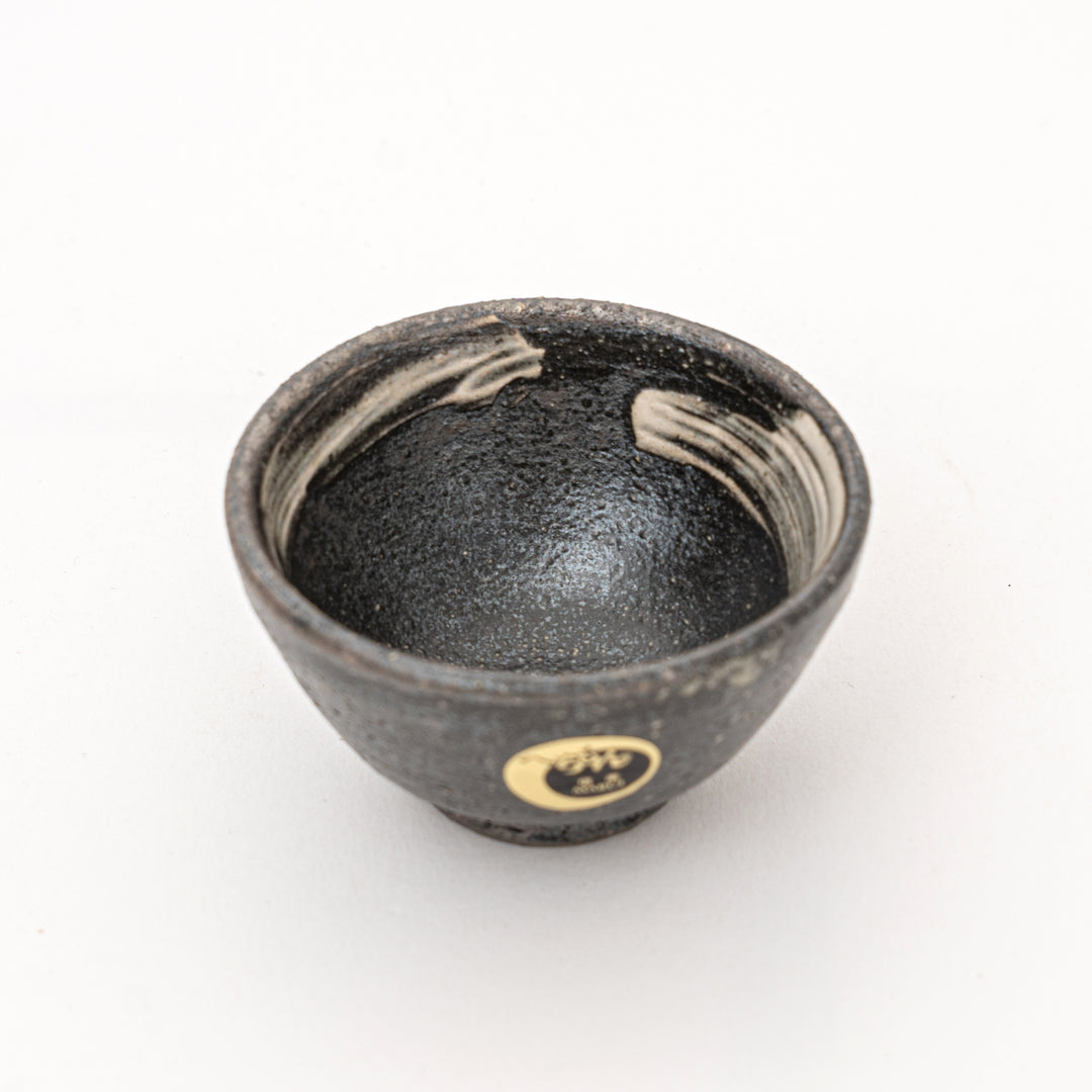 Handmade Black Kiln Change Sake Cup