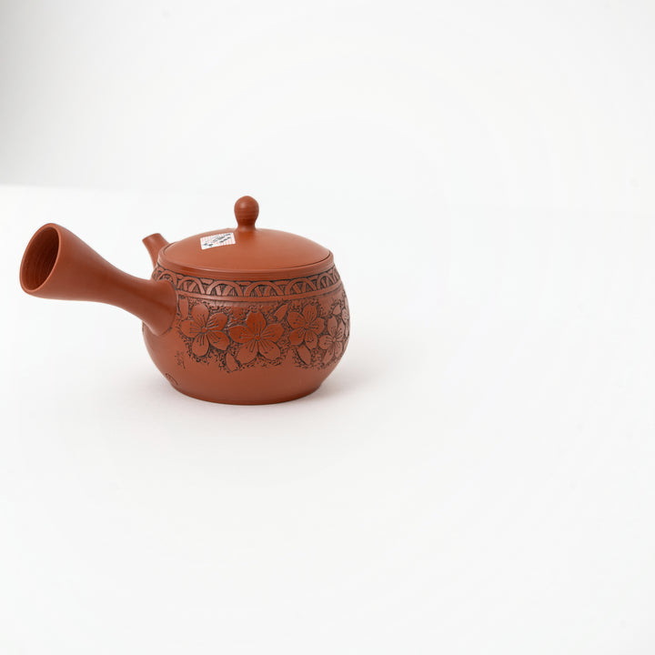 Traditional Japanese Gyokko Kiln kyusu teapot with lid, 350 mL