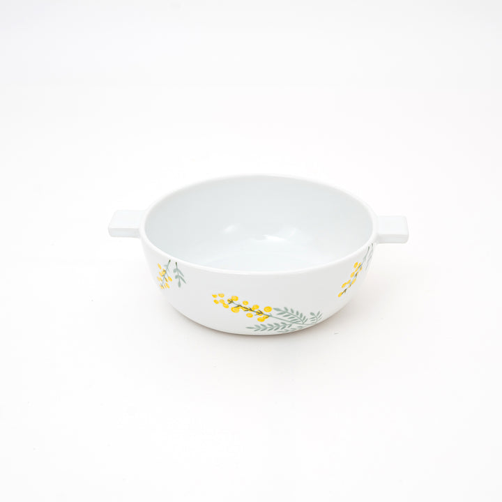 Handmade Hasami Handled Soup Bowl | Mimosa