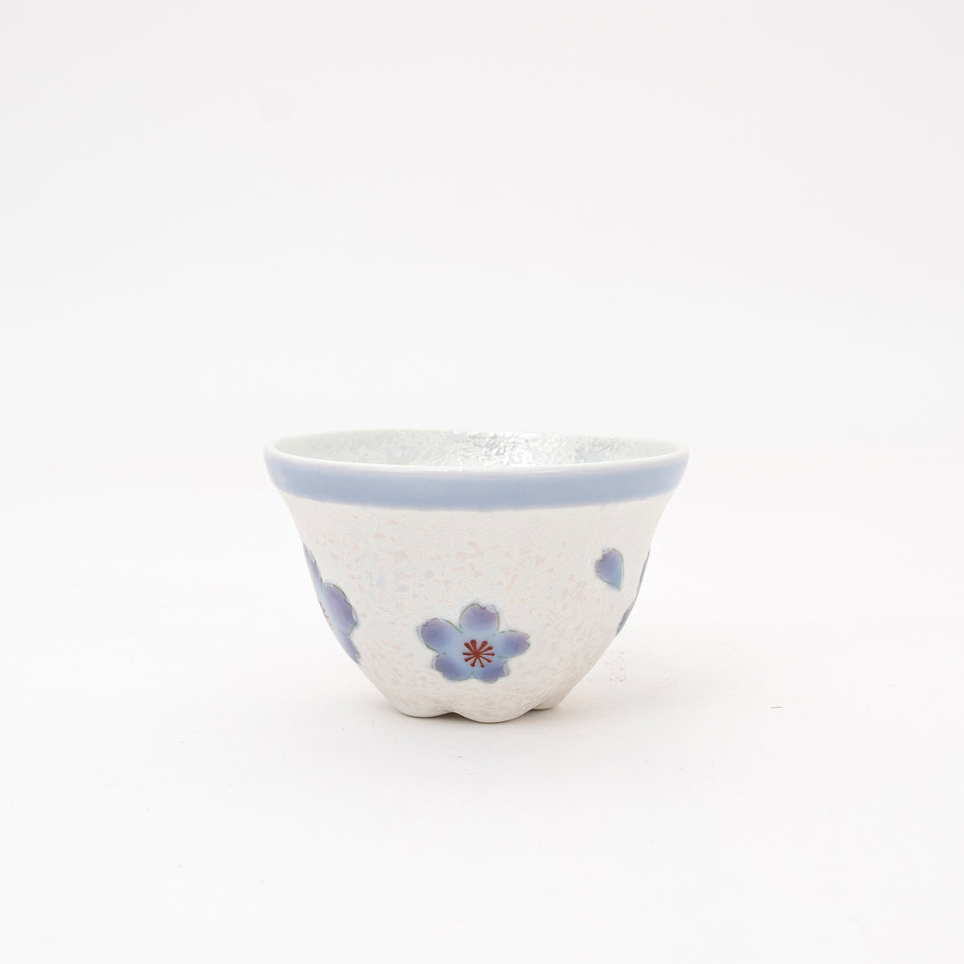 Handmade Arita Blue Sakura Tea Set