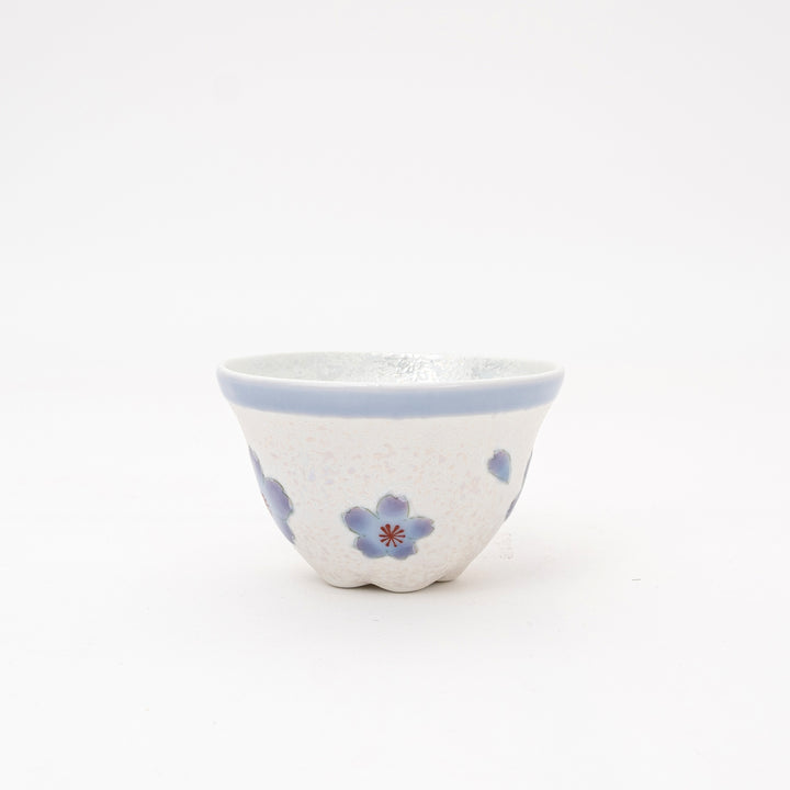 Handmade Arita Blue Sakura Tea Set