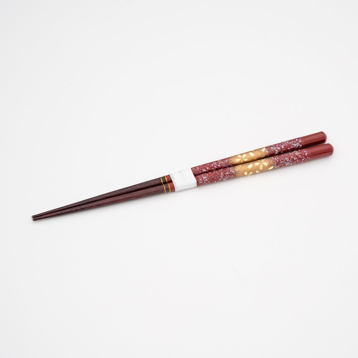 Handmade Wakasa Lacquer Chopsticks – Red with Gold