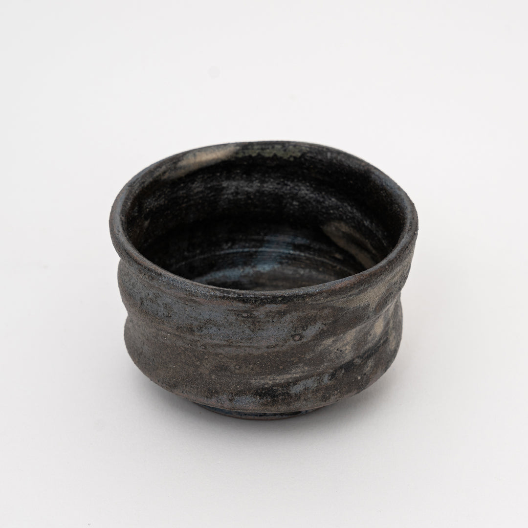 Shigaraki Black Matcha Bowl | Nishio Teruyuki