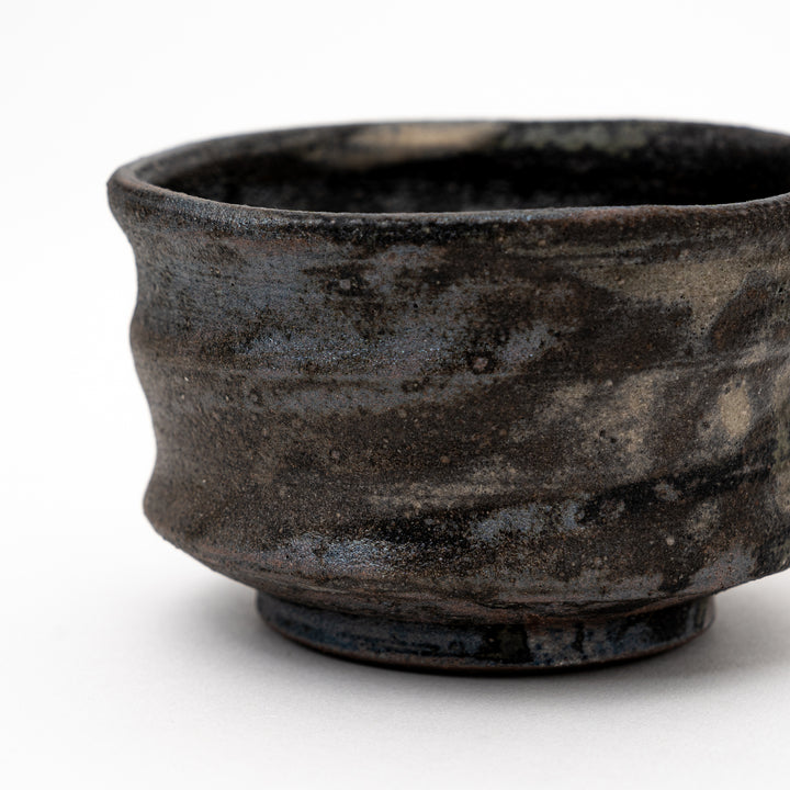 Shigaraki Black Matcha Bowl | Nishio Teruyuki