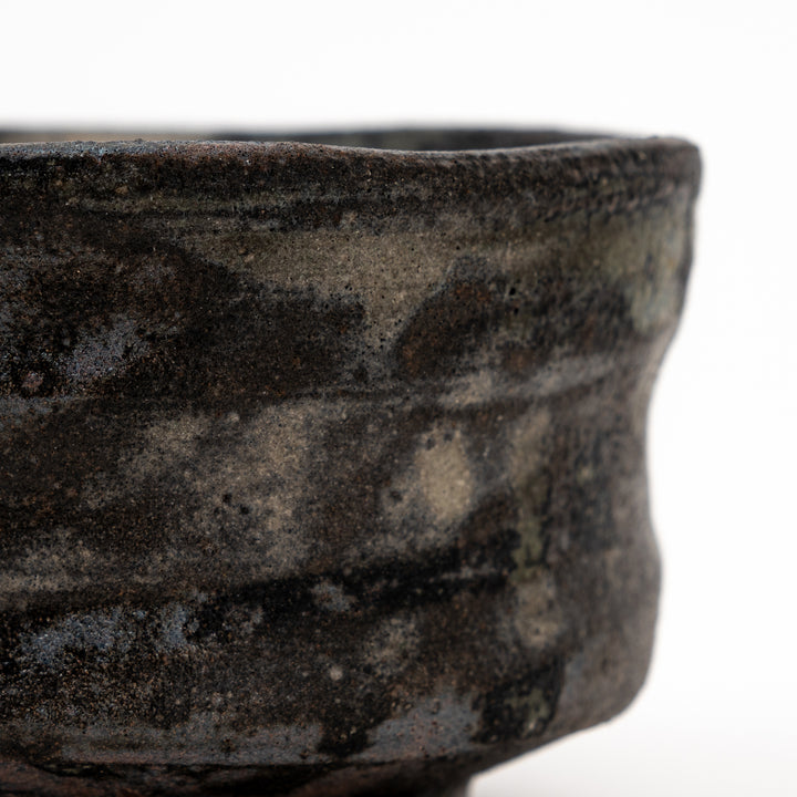 Shigaraki Black Matcha Bowl | Nishio Teruyuki