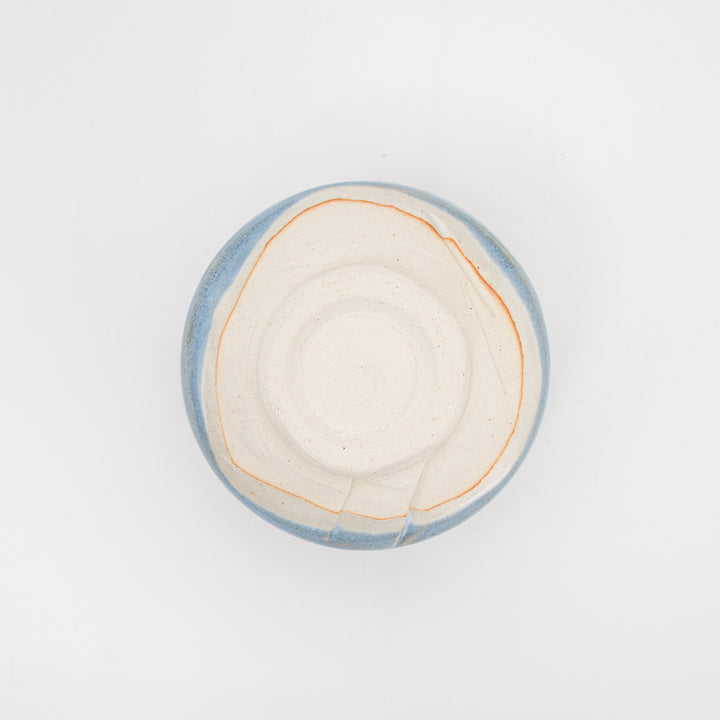 Handcrafted Summer Blue Matcha Bowl