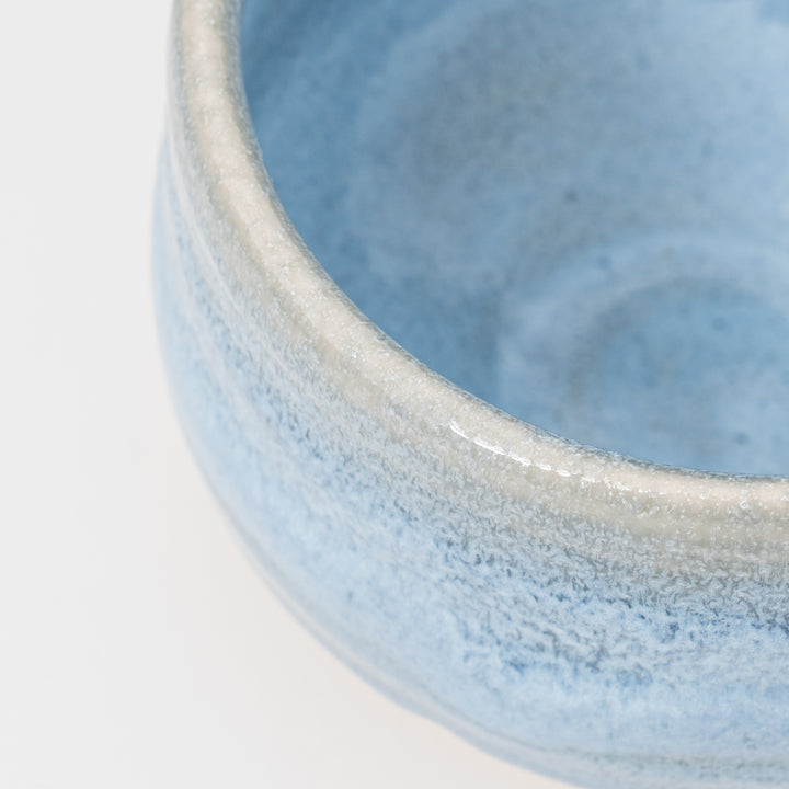 Handcrafted Summer Blue Matcha Bowl