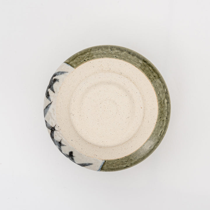 Handcrafted Oribe Matcha Bowl