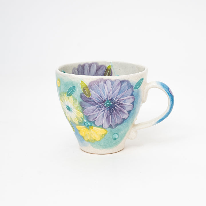 Seto Ware Handmade Daisy Mug