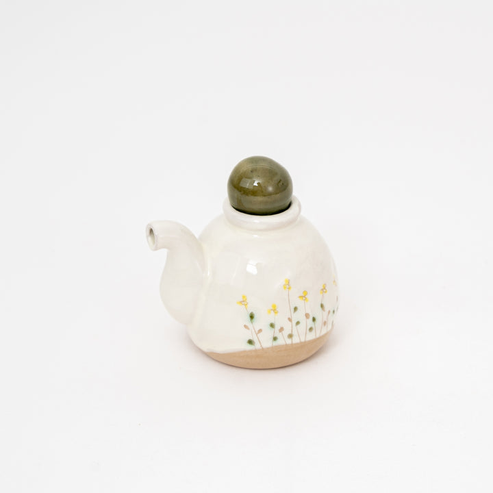 Handmade Petite Floral Soy Sauce Bottle