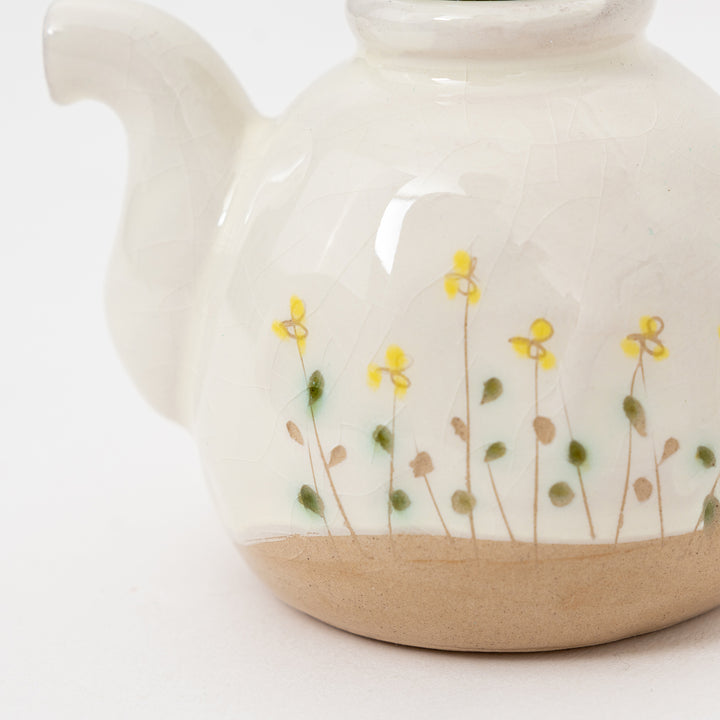 Handmade Petite Floral Soy Sauce Bottle