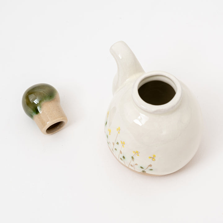 Handmade Petite Floral Soy Sauce Bottle