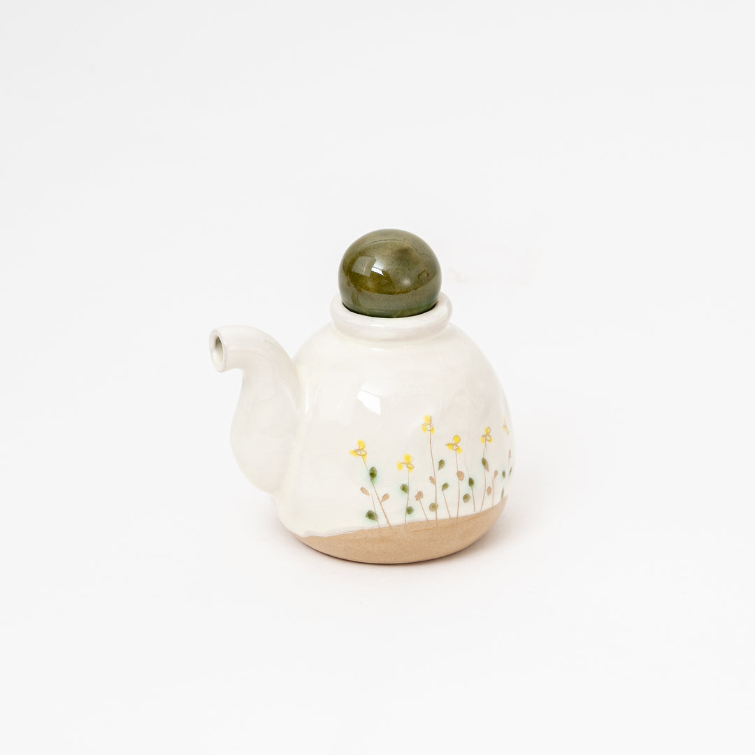 Handmade Petite Floral Soy Sauce Bottle