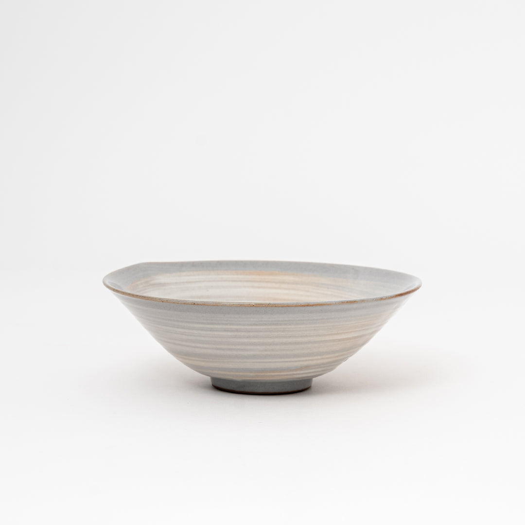 Kohiki Barake Crackle Shallow Bowl