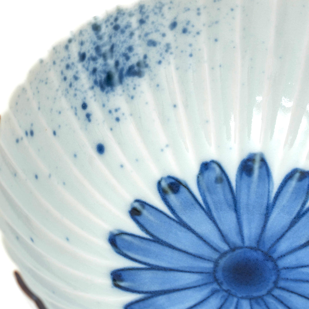 Handmade Arita Lightweight Chrysanthemum Bowl&Plate