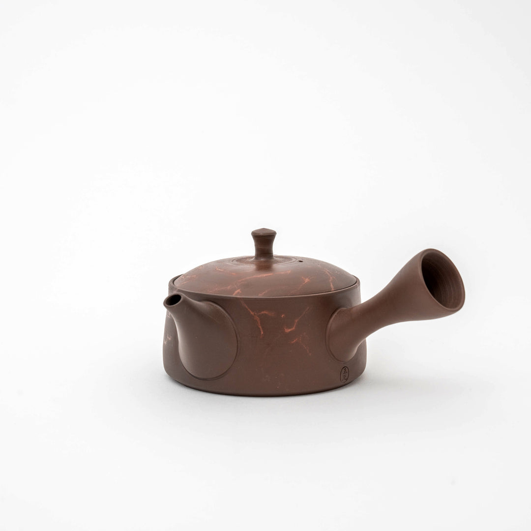 Handmade Tokoname Yaki Teapot/Japanese Kyusu by Gyokko Kiln