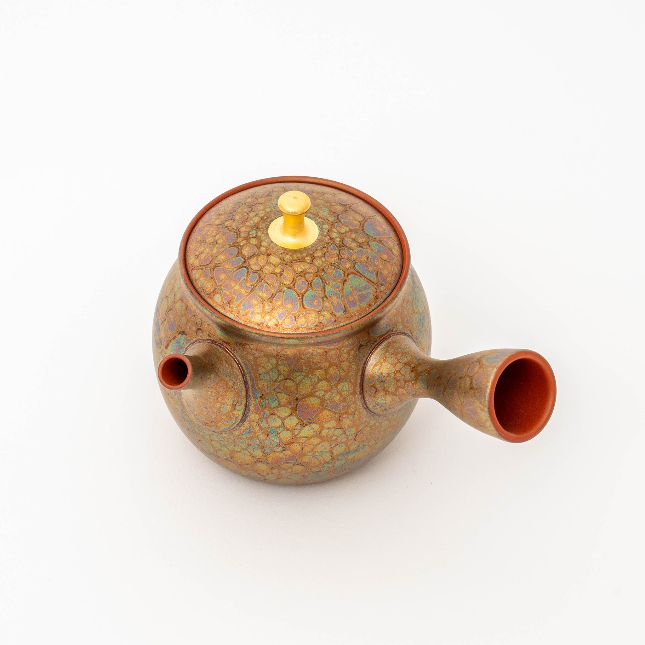 Shouhou Kiln M242: Tokoname Kyusu Tea Pot (190 cc) 常滑 昭萠黒泥小丸あられ 急須