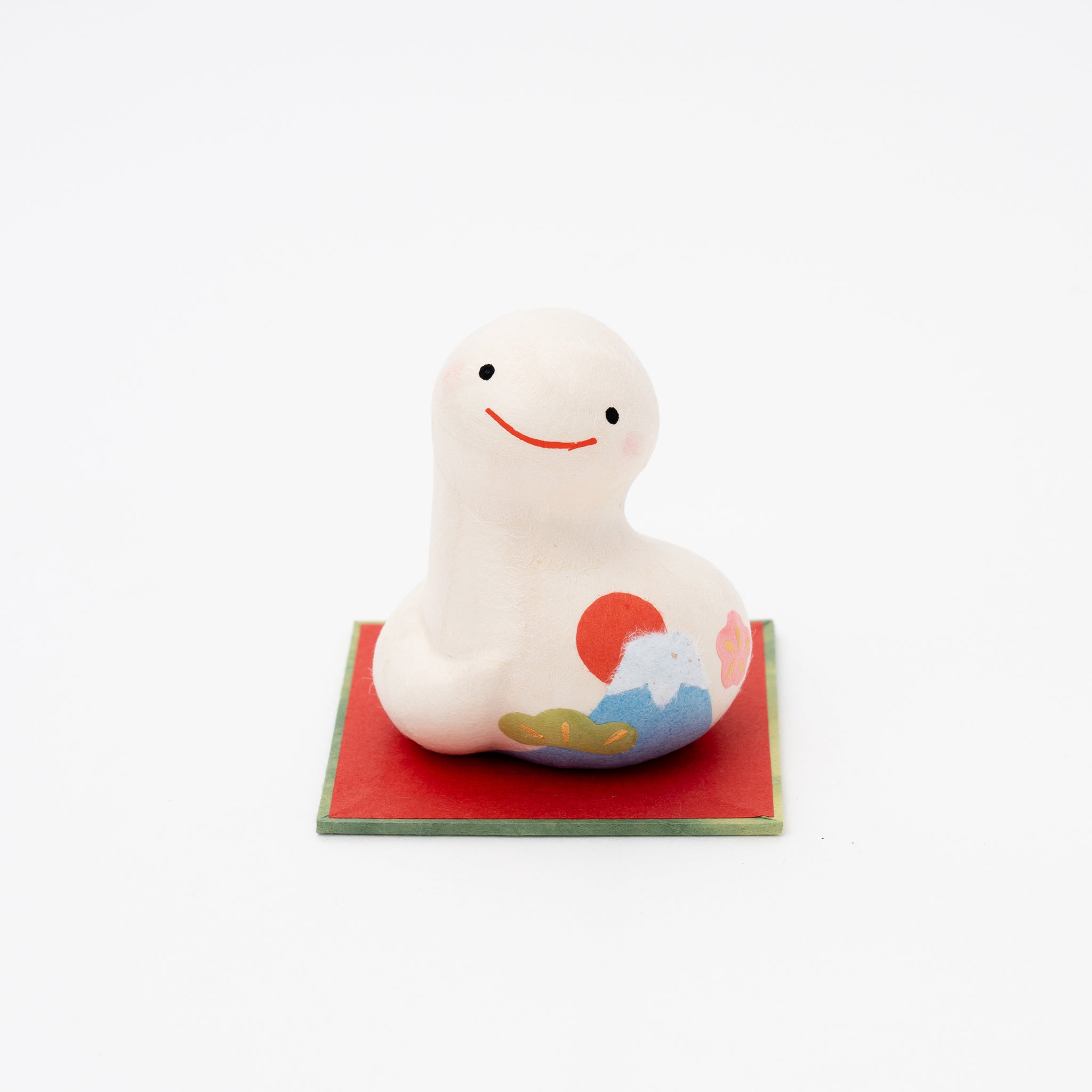 Ryukodo Zodiac Figurine | Year of the Snake with Mt.Fuji | Made in