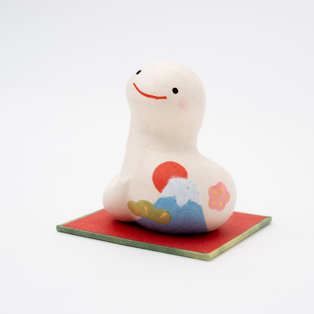 Zodiac Figurine | Year of the Snake with Mt.Fuji