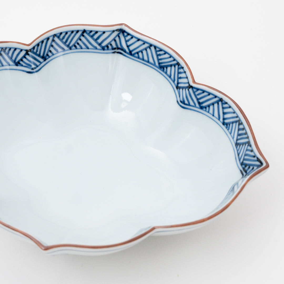 Hasami Hand-Painted Diamond Shaped Bowl