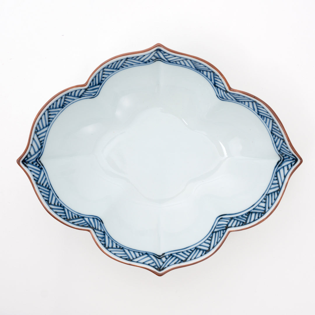 Hasami Hand-Painted Diamond Shaped Bowl