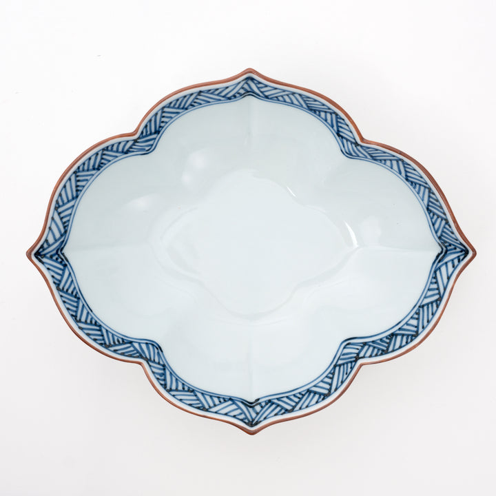 Hasami Hand-Painted Diamond Shaped Bowl