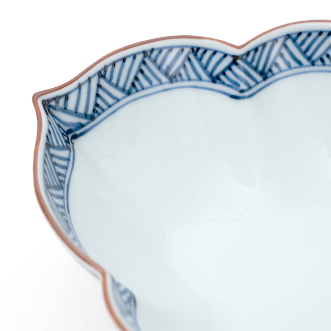 Hasami Hand-Painted Diamond Shaped Bowl