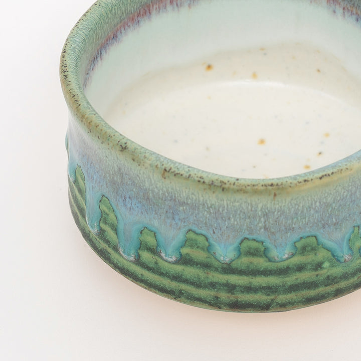 Handmade Mino Ware Celadon Matcha bowl