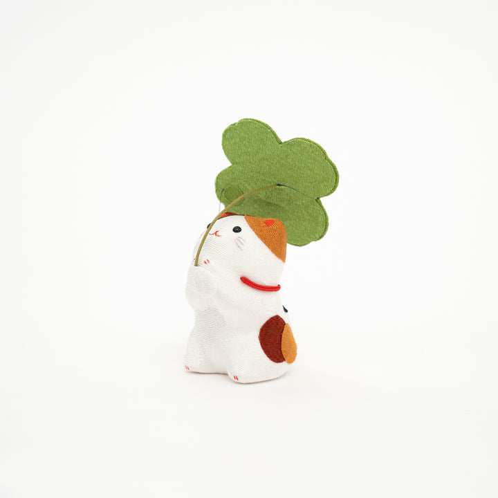 Handmade Four-leaf Clover Animal Figurine - Dog/Cat