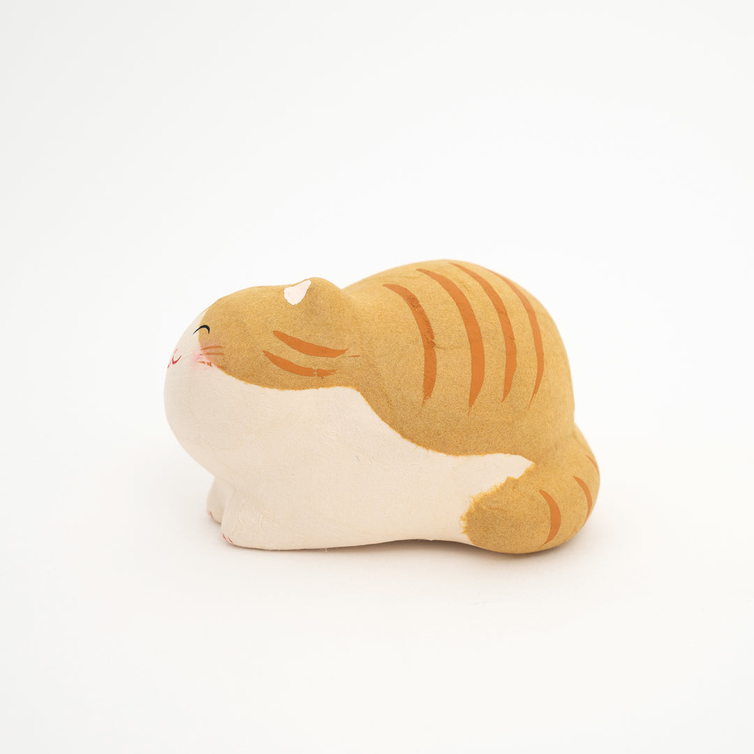 Handmade Smiling Cat Figurine