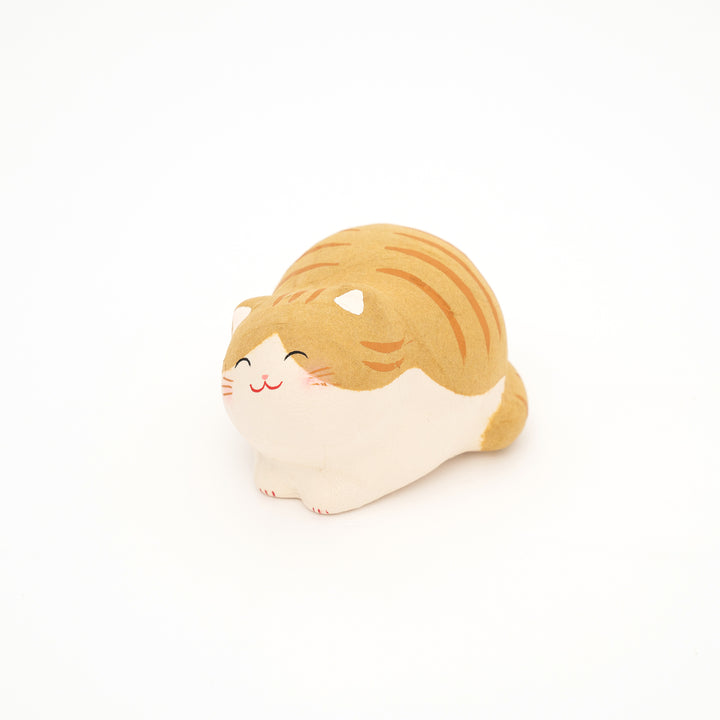 Handmade Smiling Cat Figurine