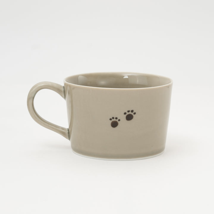 Hasami Hand-painted Cat Soup Cup