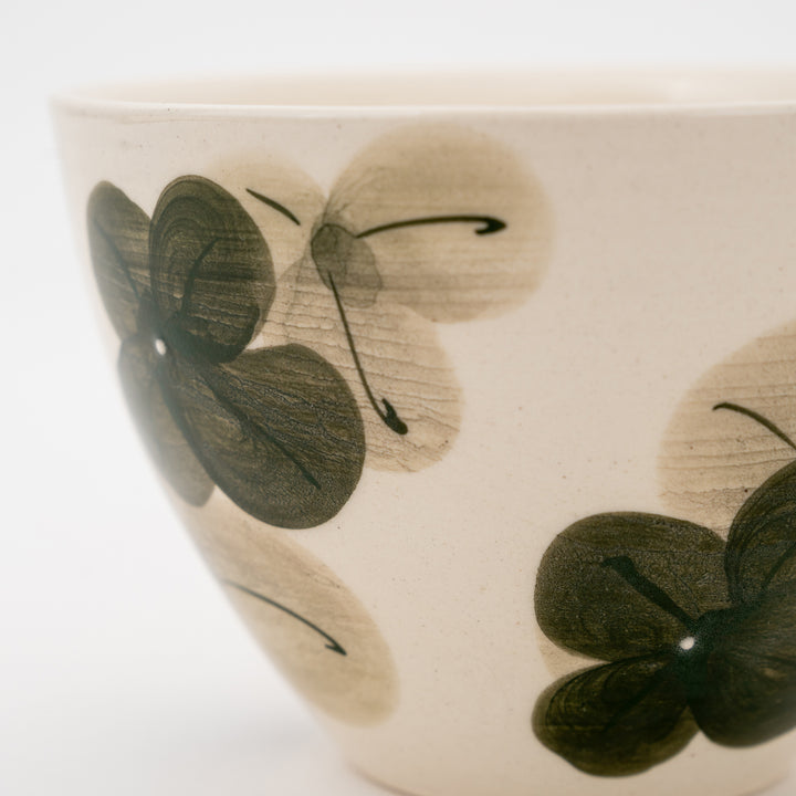 Handmade Hasami Clover Soup Cup