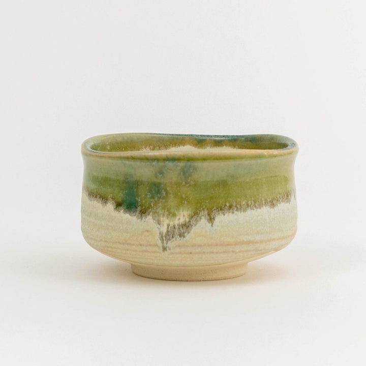 Handcrafted Wabi Sabi Crackle Glazed Matcha Bowl