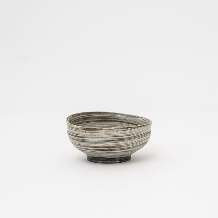 Handmade Shigarai Brush Side Dish Bowl