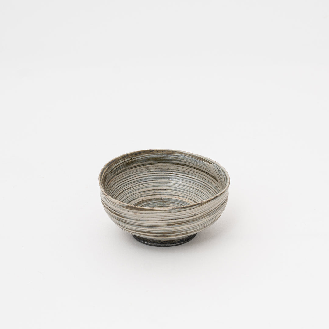 Handmade Shigarai Brush Side Dish Bowl