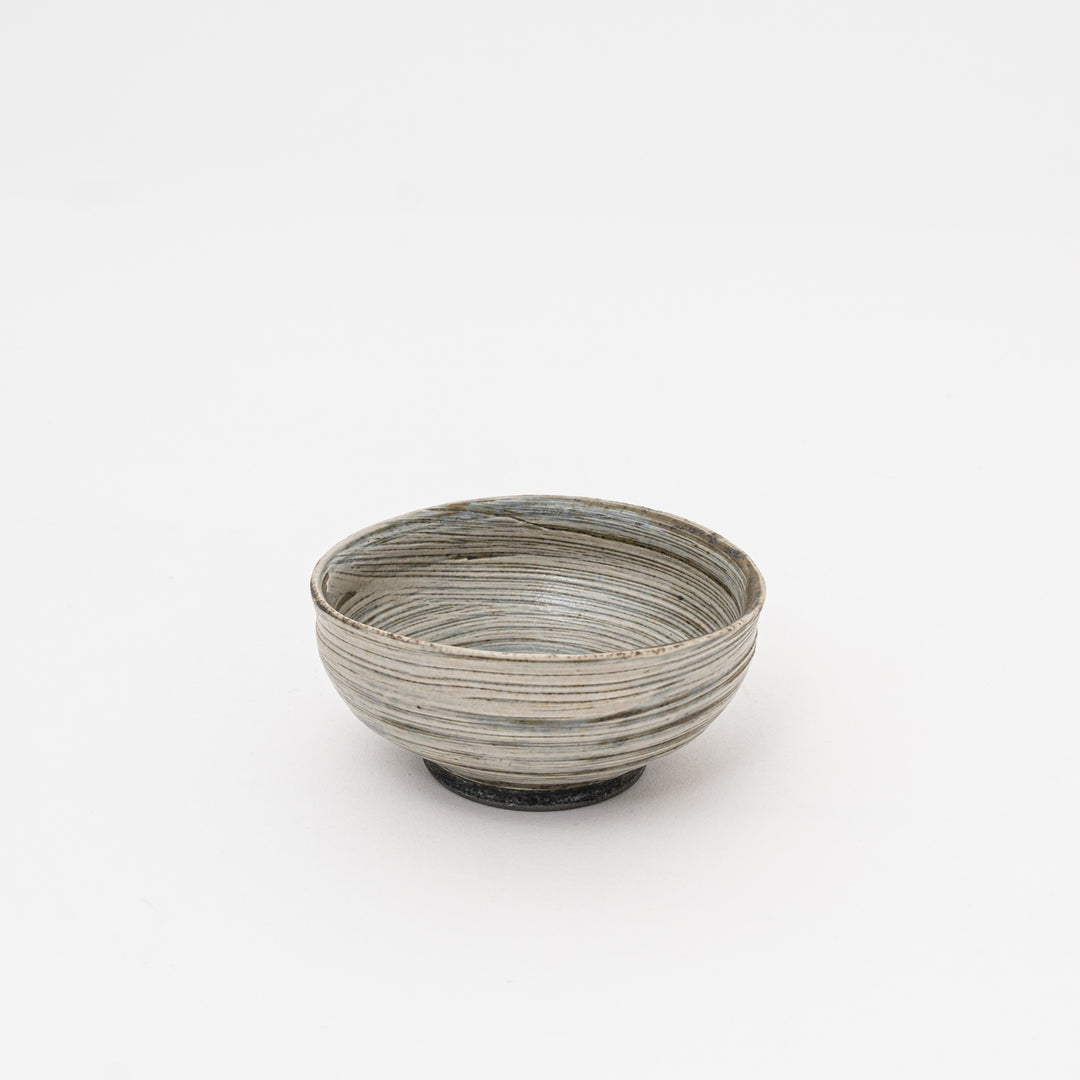 Handmade Shigarai Brush Side Dish Bowl