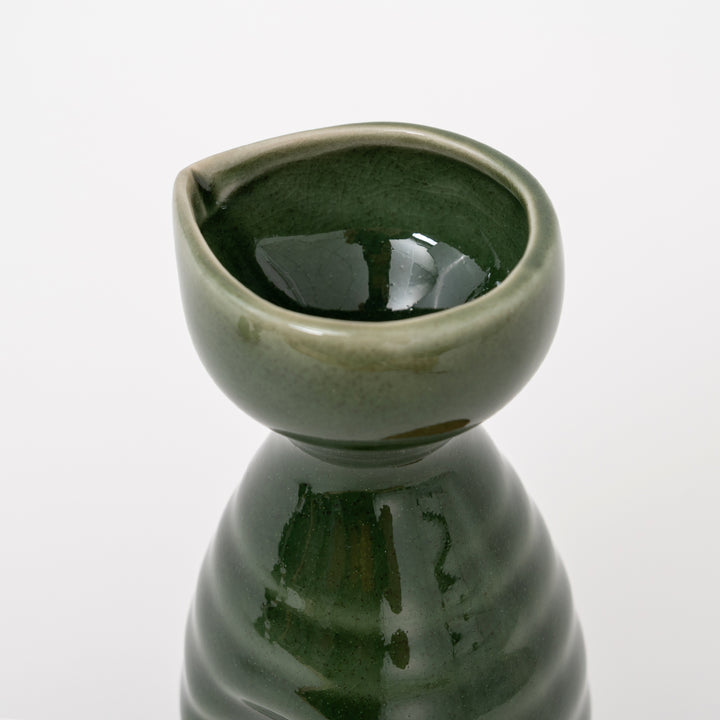 Handmade Matcha Green Sake Bottle I Cup