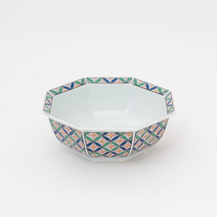 Handmade Arita Cloisonné Octagonal Bowl Small