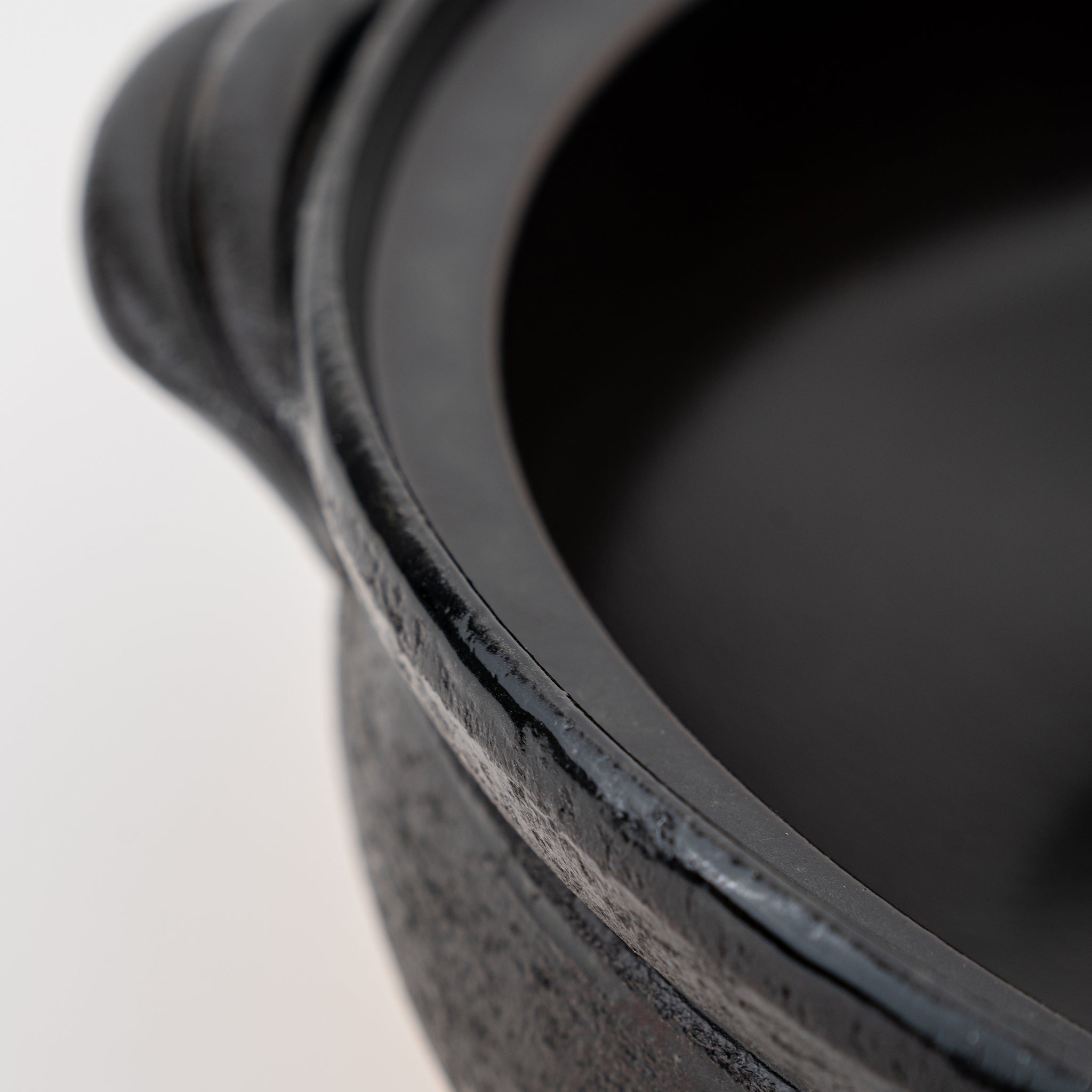 Handmade Banko Ware Floral Clay Pot - Thumbnail 5