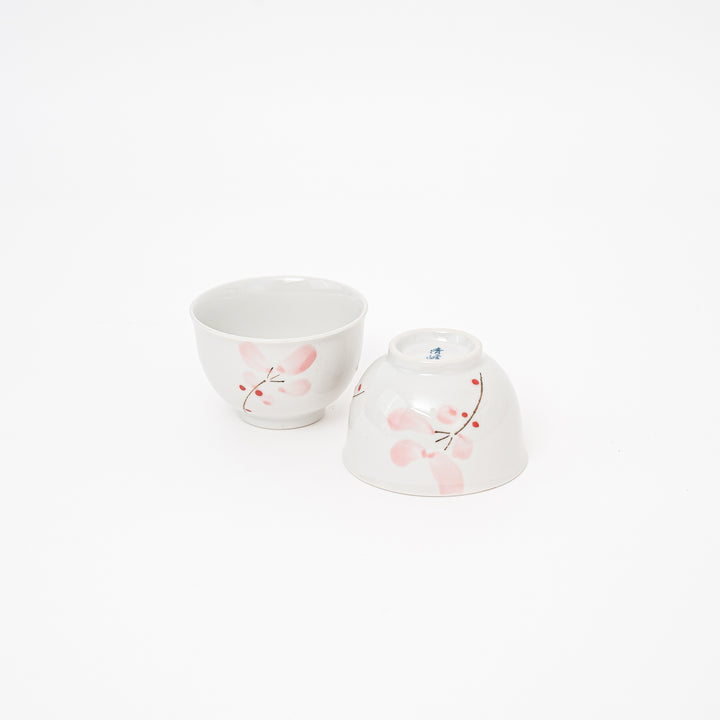 Hasami Porcelain Pomegranate  Teapot and Cups