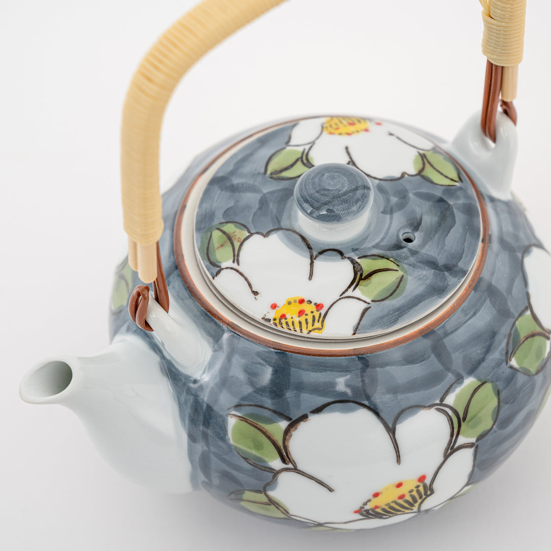 Hasami Ware Floral Teapot and Cups