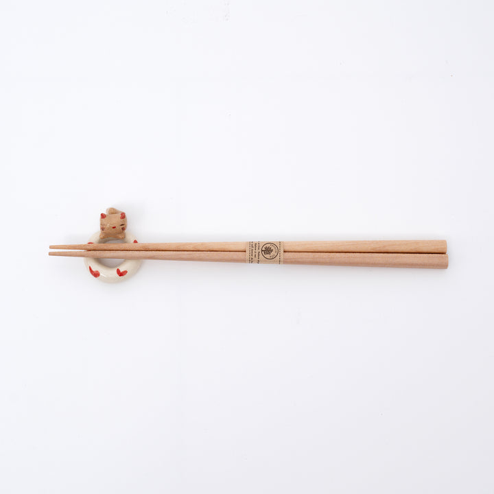handmade Cat Chopstick Rests - Summer Collection
