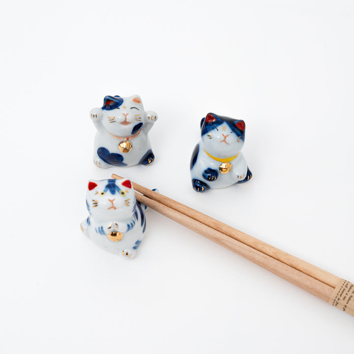 Hand-painted Cat Chopstick Rest