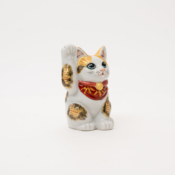 Kutani Lucky Cat | Golden Calico