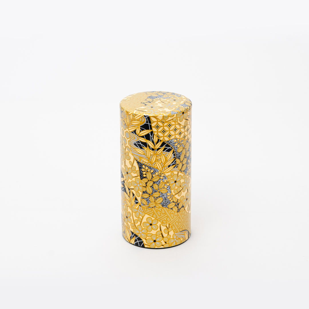 Washi Paper tea Tin 200g Tea - Gold