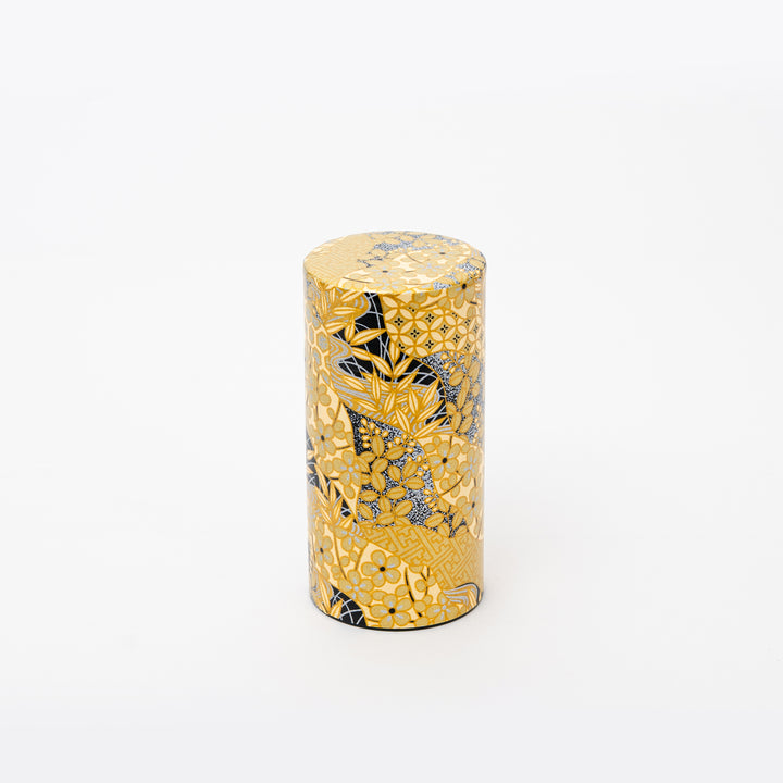 Washi Paper tea Tin 200g Tea - Gold