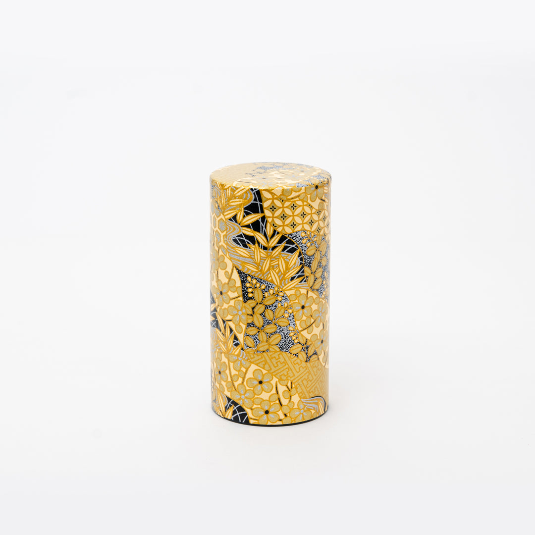 Washi Paper tea Tin 200g Tea - Gold