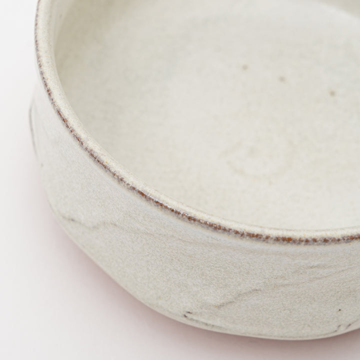 Handmade Shigaraki Kohiki Side Dish Bowl